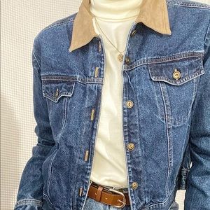 Vintage Collared Denim Jacket
